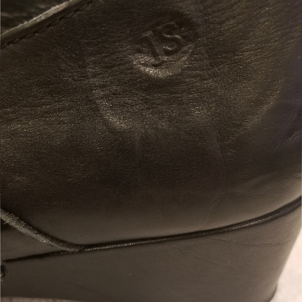Josef Seibel Black Leather Mary Jane's With Strap&Buckle. European Comfort Shoes - Picture 6 of 6